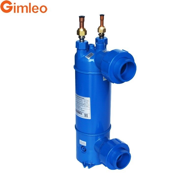 1HP المبردة المياه مبادلة الحرارة MHTA-0.75 التيتانيوم النقي مبادلة حرارة الأنابيب السلسة