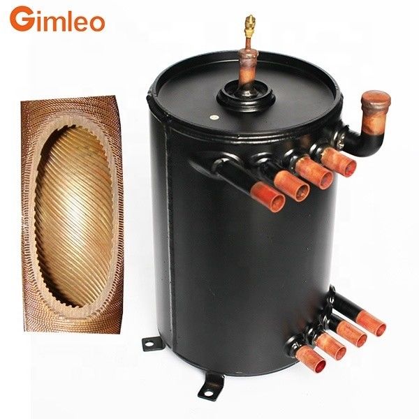 GAK12-CMF-4 النوع الأنابيب مبادلة الحرارة لنظم التدفئة الأرضية مضخة الحرارة المنزلية