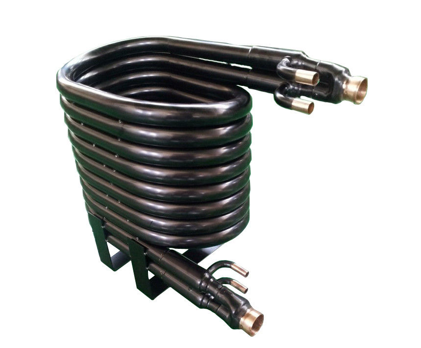 محول حرارة الأنابيب في الأنابيب لأنظمة HVACR 20HP 88KW مكثف تبخر تقنية تحسين الهيكل تصميم براءة اختراع