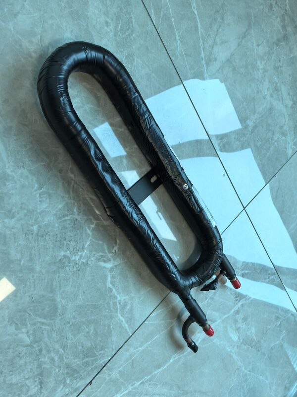 ارتفاع ملم 520 مبادل حرارة محوري يدعم ضغط المبرد 3.5Mpa والمبردات R22 R134a R407c R410a مصممة لنقل الحرارة