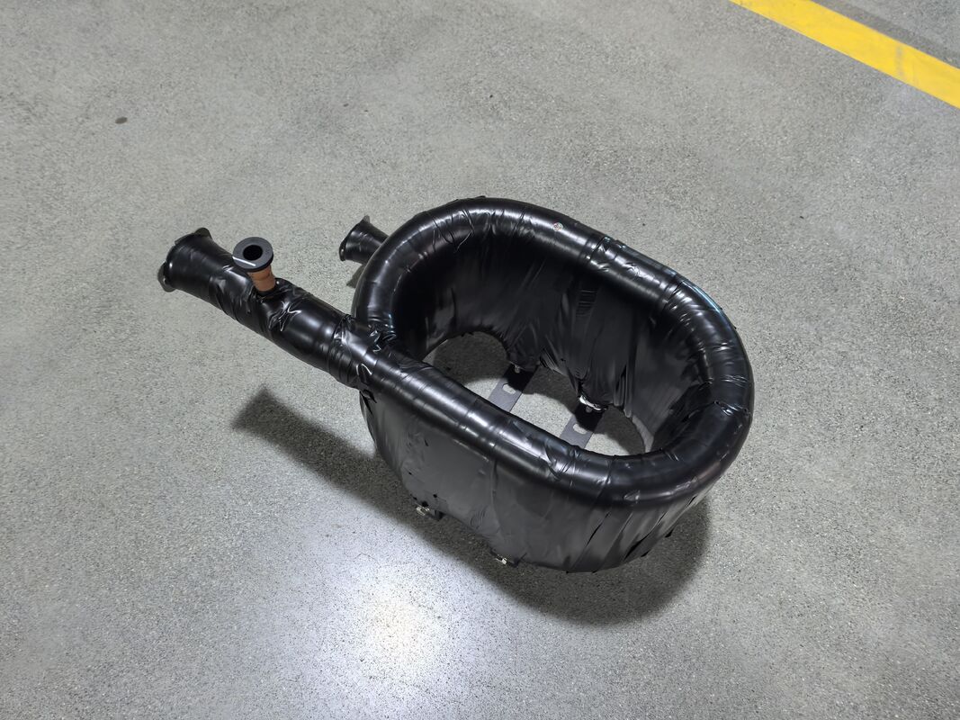 سعة التدفئة 6 إلى 300 كيلوواط مقايض حرارة محوري أنبوب في هيكل الأنابيب أقصى ضغط عمل مبرد 52بار حل نقل الحرارة