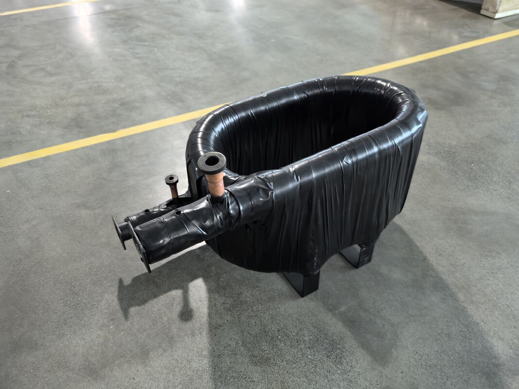 نطاق درجة الحرارة التشغيلية -50 درجة مئوية إلى 150 درجة مئوية مقايض حرارة محوري بطول 120 إلى 1000 ملليمتر وعرض 140 ملليمتر لإدارة الحرارة