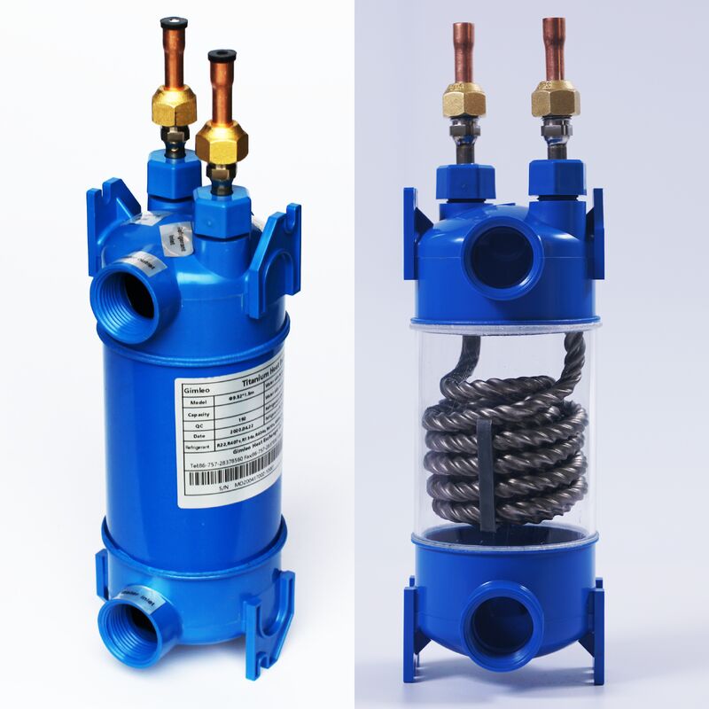 مبادلة حرارة من التيتانيوم مثالي التدفئة التبريد نطاق درجة الحرارة التشغيلية -200 درجة مئوية إلى 400 درجة مئوية