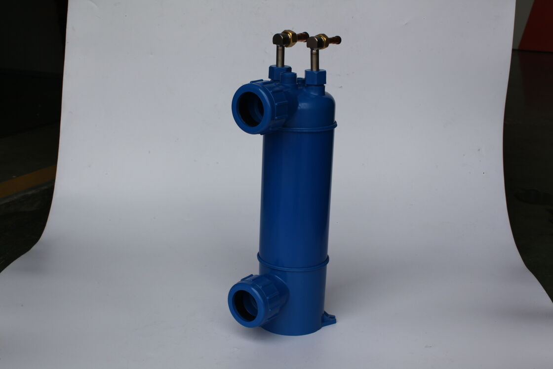 كعميل مبادل حرارة التيتانيوم يحتوي على نظام واحد مزدوج ثلاثي مبني باستخدام التيتانيوم النقي والفولاذ الكربوني لنقل الحرارة