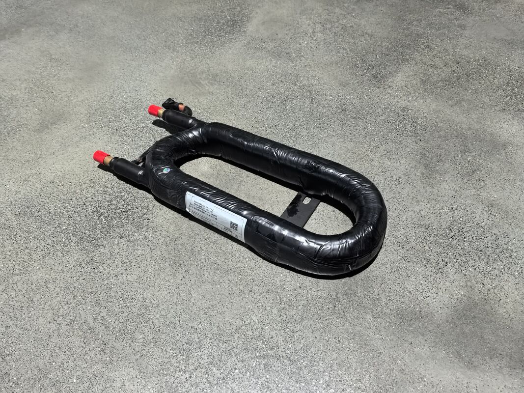 نطاق درجة حرارة العمل من 20 إلى 65 درجة مئوية مبادل حراري محوري بعرض 140 مم ومنطقة نقل حرارة متغيرة للتطبيقات الصناعية