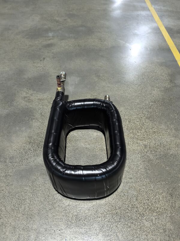 مبادل حراري متحد المحور بقطر أنبوب 38 مم و 63 مم لغاز التبريد R32 يضمن نقل حرارة فعال