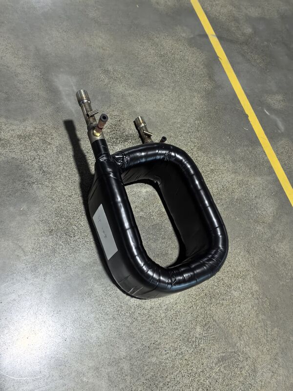 6 إلى 36 كيلوواط سعة التدفئة مقايض حرارة محوري مع 1.0Mpa ضغط الجانبي للمياه والتصميم المقاوم للتآكل لتطبيقات التبريد