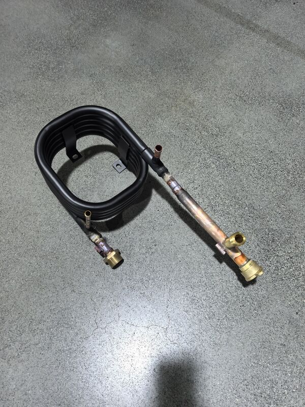 مبادلة حرارة محاورية ذات صيانة منخفضة بضغط جهاز التبريد 4.2Mpa وضغط الجانب المائي 1.0Mpa لأنظمة HVAC