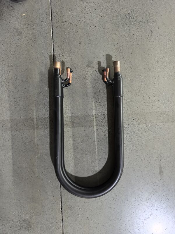 مبادل حرارة محوري مع أنبوب التلوين المداري لبناء مقاومة عالية للتآكل وقطر الأنابيب 38mm / 63mm