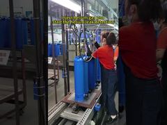 حقن غاز الهيليوم والبدء في الكشف عن تسرب الهيليوم